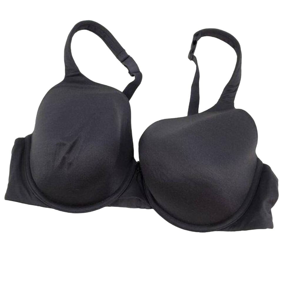 Cacique Intuition Full Coverage Underwire Dark Gray Bra Size 40C